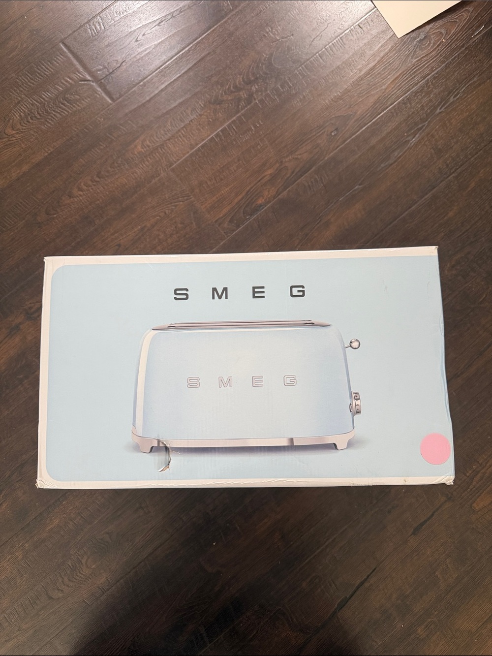 SMEG 2-Slice Toaster in Pastel Blue - Retro-Style Countertop Toaster